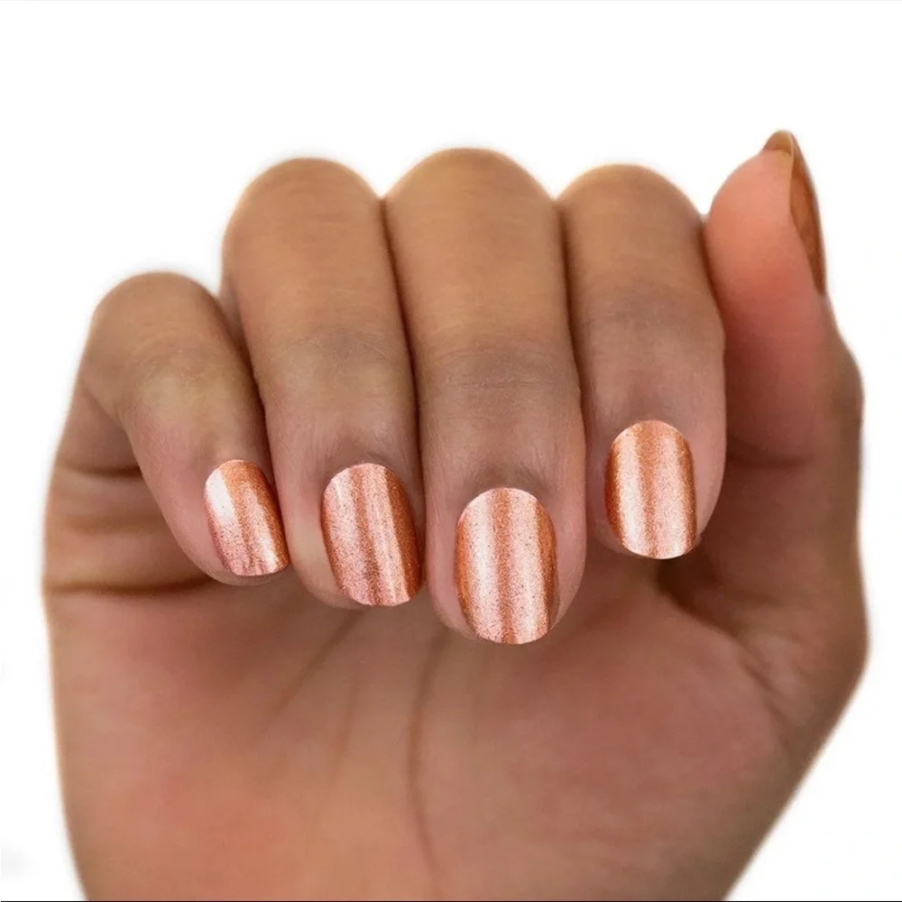 *Retired* Color Street: Moscow Or Never | Copper Penny Fall Shimmer Metallic - Picture 7 of 10